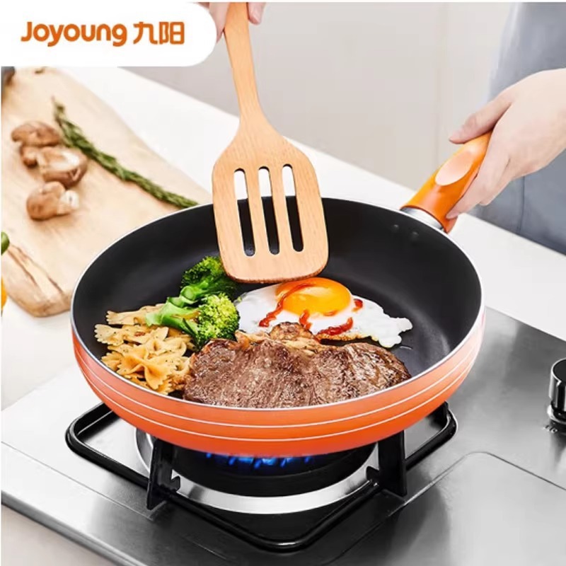 九阳平底锅不粘锅煎锅家用小煎饼煎蛋烙饼牛排电磁炉燃气灶通适用